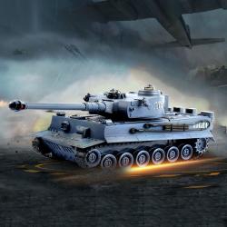 s-Idee RC bojující tank Tiger 1 1:28 šedá