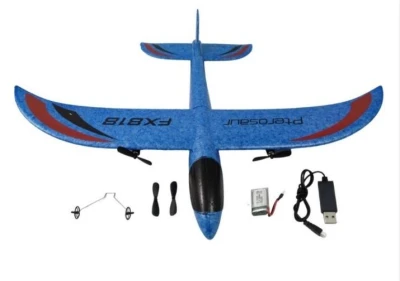 s-Idee RC letadlo FX818 2,4 Ghz modrá