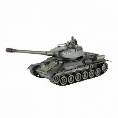 s-Idee Steffen Stabler T-34 khaki 1:28 RTR RC bojující tank
