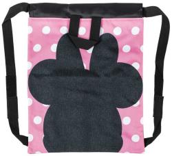 Sáček na přezůvky Minnie Mouse sportovní stahovatelný vak na záda 27x33cm