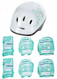 Croxer Silky Fibre MINT sada chráničů a přilby Croxer Silky Fibre MINT sada chráničů a přilby
