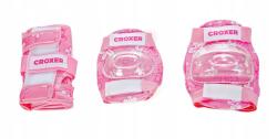 Croxer Fibre pink, dětské sada chráničů