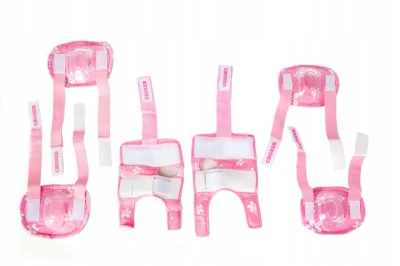 Croxer Fibre pink, dětské sada chráničů