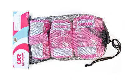 Croxer Fibre pink, dětské sada chráničů