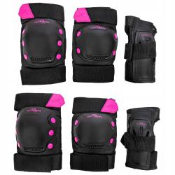 Raven Dexard black/pink sada chráničů Raven Dexard black/pink sada chráničů