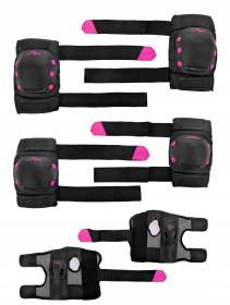 Raven Dexard black/pink sada chráničů