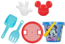 Sada na písek Disney Mickey Mouse kyblík 13cm se 2 nástroji a formičkami