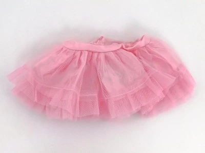 Oblečení růžová baletní souprava pro panenku miminko o velikosti 45cm