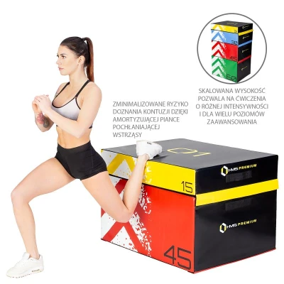 HMS Premium PYBS01 Sada Plyo boxov