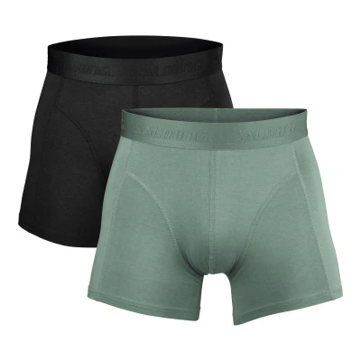 Salming 2-Pack Bamboo Boxer Black / Green Salming 2-Pack Bamboo Boxer Black / Green
