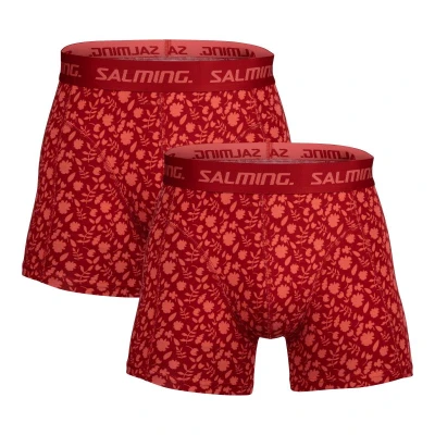 Salming 2-Pack Bamboo Boxer Floral Red Salming 2-Pack Bamboo Boxer Floral Red