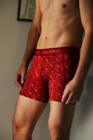 Salming 2-Pack Bamboo Boxer Floral Red