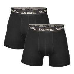 Salming 2-Pack Cotton Boxer Black
