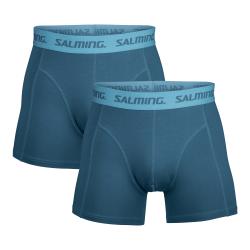 Salming 2-Pack Cotton Boxer Blue