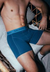 Salming 2-Pack Cotton Boxer Blue