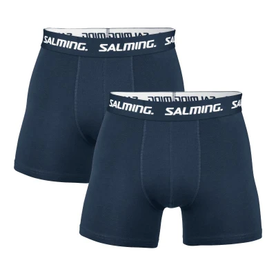 Salming 2-Pack Cotton Boxer Navy Salming 2-Pack Cotton Boxer Navy