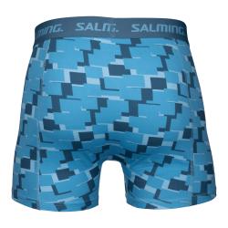 Salming 2-Pack Cotton Boxer Pixel Blue