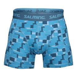 Salming 2-Pack Cotton Boxer Pixel Blue