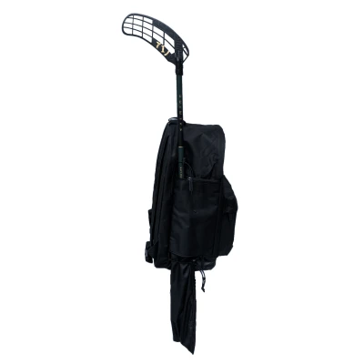 Salming Backpack with stick holder JR Black/Gold 17 L