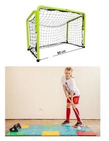 Salming Campus 900 Goal Cage Fluo Green + SKILLS ZONE střelecká deska (15x) Salming Campus 900 Goal Cage Fluo Green + SKILLS ZONE střelecká deska (15x)