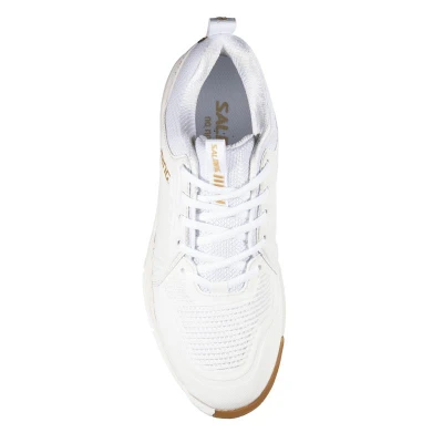 Salming Eagle 2 White/Gold sálovky + osvěžovač obuvi