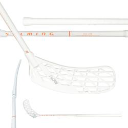 Salming Flow Midlite 29 White/Nectarine florbalka
