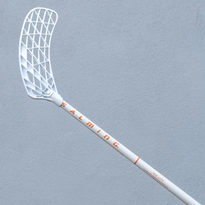 Salming Flow Midlite 32 JR White/Nectarine juniorská florbalka