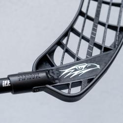 Salming Hawk Nitrolite 27 Black/Silver florbalka