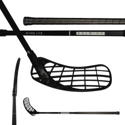 Salming Hawk Nitrolite 29 Black/Silver florbalka Salming Hawk Nitrolite 29 Black/Silver florbalka