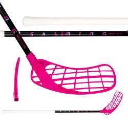 Salming Midlite Hawk 32 JR Black/Mixed juniorská florbalka POUZE 87 (98) cm, Levá ruka dole (VÝPRODEJ)