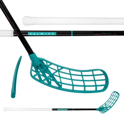 Salming Nitro Lite Trident TX 27 Black / Laguna Blue