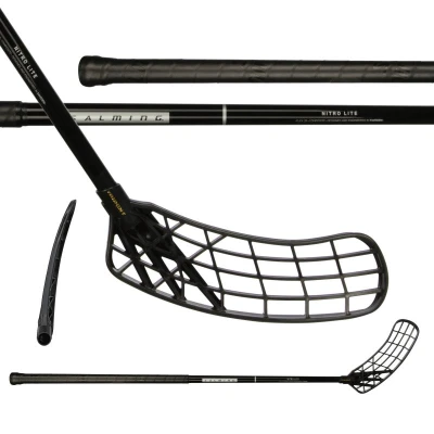 Salming Nitrolite Trident 29 Black/Silver florbalka Salming Nitrolite Trident 29 Black/Silver florbalka