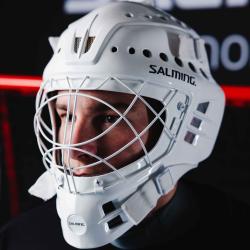 Salming Phoenix Elite Helmet White Shiny