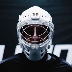 Salming Phoenix Elite Helmet White Shiny