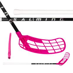 Salming Q-series Aero Quest1 27 Black/Silver florbalka + 2 míčky zdarma Salming Q-series Aero Quest1 27 Black/Silver florbalka + 2 míčky zdarma