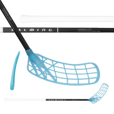 Salming Q-series Carbon Lite RD JR Trident TX 30 Black/Silver florbalka