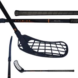 Salming Quest2 Mid Midlite 35 JR Navy/Nectarine florbalka