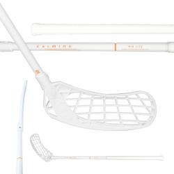 Salming Quest2 Mid Midlite 35 JR White/Nectarine florbalka