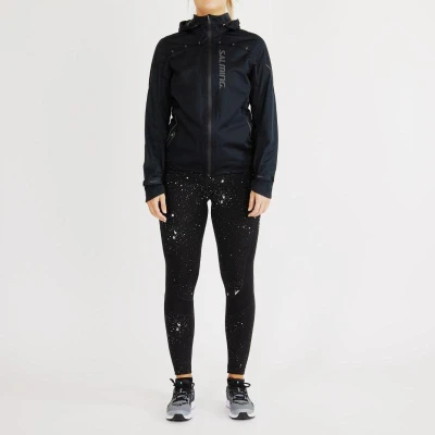 Salming Abisko Rain Jacket Women Black běžecká bunda