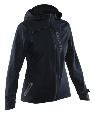 Salming Abisko Rain Jacket Women Black běžecká bunda Salming Abisko Rain Jacket Women Black běžecká bunda