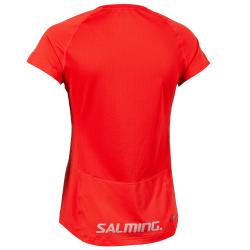 Salming Laser Tee Women Poppy Red Melange