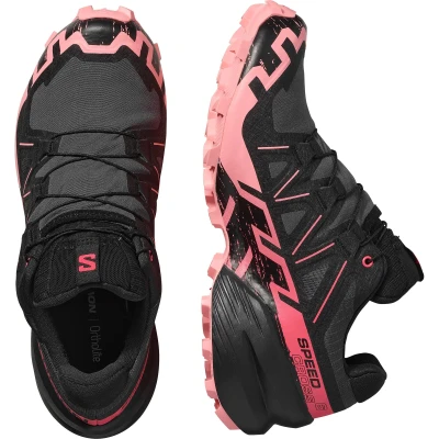 Salomon Speedcross 6 GTX W nine iron/black/flamingo pink dámské trailové boty