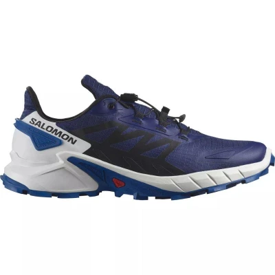 Salomon Supercross 4 M blue print/black/lapis blue pánské trailové boty