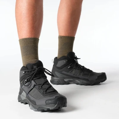 Salomon X Ultra 5 Mid GTX M black/asphalt/castlerock pánské turistické boty