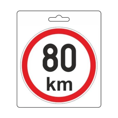 Samolepka omezená rychlost 80km/h (110 mm) Samolepka omezená rychlost 80km/h (110 mm)