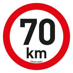 Samolepka omezení rychlosti 70 km/h reflexní (200 mm) Samolepka omezení rychlosti 70 km/h reflexní (200 mm)