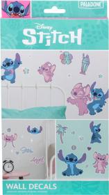 Samolepky na stěnu Disney Stitch Angel nástěnná dekorace 58ks