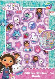 Samolepky třpytivé Gábinin kouzelný domek set 8 archů