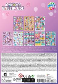 Samolepky třpytivé Gábinin kouzelný domek set 8 archů