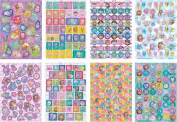 Samolepky třpytivé Gábinin kouzelný domek set 8 archů